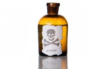 A bottle of poison